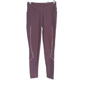 Victoria Sport Total Knockout Tights Leggings Medium High Waist Purple‎ Pocket